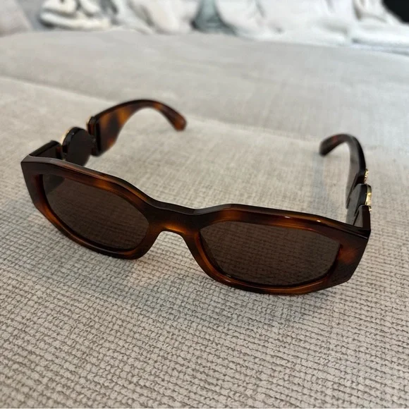 Versace Brown Tortoise Sunglasses